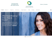 Tablet Screenshot of ecuadordentalcare.com